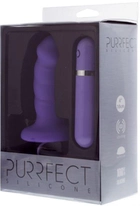 Анальна вібропробка Purrfect Silicone 10 Function Plug Purple (15936 трлн) - зображення 1