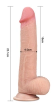 Фалоімітатор Lovetoy Sliding Skin Dual Layer Dong 8 Inch (20547000000000000) - зображення 6