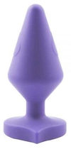 Анальная пробка Chisa Novelties Luv Heart Plug Small цвет фиолетовый (20710017000000000) - изображение 1
