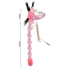 Клиторальный вибратор с хвостом для анальной стимуляции Baile Strap-on Butterfly цвет розовый (00293016000000000) - изображение 4