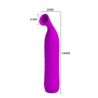 Вакуумний безконтактний кліторальний вібратор Baile Quentin колір фіолетовий (02276017000000000) - зображення 4