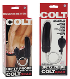 Анальна пробка з грушею Colt Hefty Probe Inflatable Butt Plugs колір чорний (13034005000000000) - зображення 3