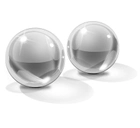 Вагінальні кульки Icicles No.42 Medium Glass Ben Wa Balls (11383 трлн) - зображення 1