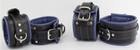 Черно-синий комплект наручников и понож Scappa размер M (21676000008000000) - изображение 1