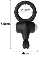 Эрекционное кольцо со стимулятором клитора Power Clit Cockring Thriller цвет черный (16881005000000000) - изображение 5