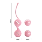 Вагінальні кульки Baile Kegel Tighten колір світло-рожевий (06639458000000000) - зображення 6