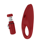 Ерекційне кільце з вібрацією OVO B3 Vibrating Ring колір червоний (12390015000000000) - зображення 3