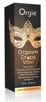 Клиторальные капли с вибрацией Orgie Orgasm Drops Vibe! 15 мл (22093000000000000) - изображение 2