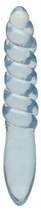 Двосторонній фалоімітатор Good Vibes Double Twist Clear Blue (14932000000000000) - зображення 3