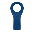 Эрекционное кольцо изогнутой формы с вибрацией OVO B4 цвет синий (12391007000000000) - изображение 2
