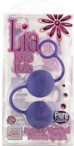 Вагінальні кульки Lia Love Balls Pink колір фіолетовий (10289017000000000) - зображення 4