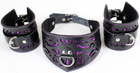 Черно-фиолетовый ажурный комплект Scappa в стиле барокко размер S (21683000005000000) - изображение 4