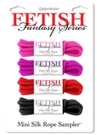 Набір бондажних мотузок Fetish Fantasy Series Mini Silk Rope Sampler (16020000000000000) - зображення 3