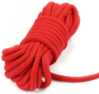 Бондажная мотузка Fetish Bondage Rope 10м колір червоний (+18950015000000000) - зображення 4