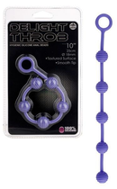 Анальная цепочка Delight Throb Anal Beads 10 inch цвет фиолетовый (14588017000000000) - изображение 3