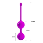 Вагінальні кульки Baile Pretty Love Kegel Tighten колір фіолетовий (04234017000000000) - зображення 5