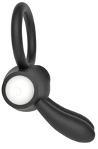 Ерекційне кільце з вібрацією Power Clit Cockring Rabbit колір чорний (18928005000000000) - зображення 1