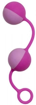 Вагінальні кульки Purrfect Silicone Duo Tone Balls колір рожевий (15406016000000000) - зображення 1