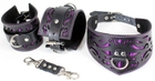 Чорно-фіолетовий ажурний комплект Scappa в стилі бароко розмір L (21683000010000000) - зображення 6