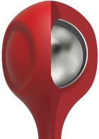 Анальные бусы Doc Johnson Kink - Anal Essentials Weighted Silicone Anal Balls цвет красный (21818015000000000) - изображение 3