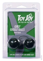 Вагінальні кульки зі зміщеним центром ваги Girly Giggle Balls Tickly Black (00898000000000000) - зображення 1