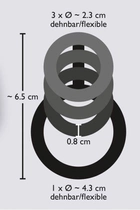 Кільце для пеніса Penis-Hodenring 4er (13917000000000000) - зображення 6