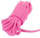 Бондажная веревка Fetish Bondage Rope 10м цвет розовый (18950016000000000) - зображення 3