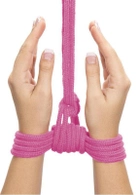 Бондажная веревка Fetish Bondage Rope 10м цвет розовый (18950016000000000) - зображення 4