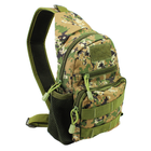 Рюкзак тактический на одно плечо AOKALI Outdoor A14 2L Camouflage Green (SKU_5368-16909) - изображение 2