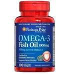 Жирные кислоты Puritan's Pride Omega-3 Fish Oil 1000 мг 100 капсул