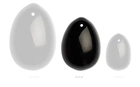 Яйце йоні з натурального каменю La Gemmes Yoni Egg M колір чорний (21790005000000000) - зображення 4