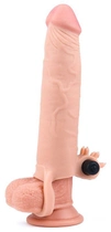 Насадка на пенис с вибрацией Pleasure X-Tender Series Perfect for 5-6.5 inches Erect Penis цвет телесный (18911026000000000) - изображение 5