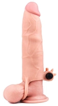 Насадка на пеніс з вібрацією Pleasure X-Tender Series Perfect for 5-6.5 inches Erect Penis колір тілесний (18910026000000000) - зображення 8