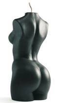 Свічка жіночий торс Besensua grand femme noir 13 см чорна - зображення 3