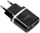 Зарядний пристрій HOCO C12 Smart 2.4A 2 USB Black (13030)