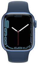 Смарт-часы Apple Watch Series 7 GPS 41mm Blue Aluminium Case with Deep Navy Sport Band (MKN13UL/A) - изображение 2