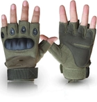Перчатки без пальців штурмові тактичні чоловічі (AC-7311-Green-XL) - зображення 4