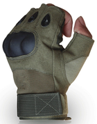 Перчатки без пальцев штурмовые тактические мужские (AC-7311-Green-L) - изображение 6
