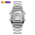 Мужские часы Skmei Tango 1220 Серебристые с серебристым циферблатом