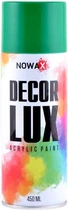 Акриловая спрей-краска Nowax DecorLux 450 мл Мятно-зеленый (MINT GREEN/RAL6029) (NX48028)