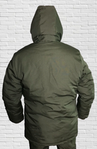 Куртка зимняя до -20 Mavens "Хаки НГУ", с липучками для шевронов, куртка бушлат для охоты и рыбалки, размер 56 - изображение 2
