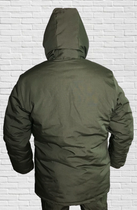 Куртка зимова до -20 Mavens "Хакі НГУ", з липучками для шевронів, куртка бушлат для полювання та риболовлі, розмір 58 - зображення 2