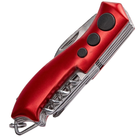 Нож складной, мультитул SKIF Plus Wavy (65мм, 14 функций), красный - изображение 2
