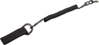 Страховочный шнур Grand Way S04-комбинированный с D-кольцом и карабином Черный (S04(black)) - изображение 1
