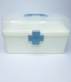 Аптечка-органайзер для лекарств, контейнер пластиковый для медикаментов, размер: 22х12х13 см - изображение 1