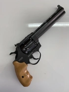 Револьвер под патрон Флобера Safari RF-461 cal. 4 мм, буковая рукоятка - изображение 2