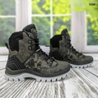 Мужские зимние тактические ботинки берцы Dago Style хаки с камуфляжем 43 р (27,8 см) 3284 - изображение 7