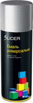 Эмаль аэрозольная Slider универсальная 9006 серебристая 400 мл. (000001040)