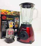 Стационарный блендер Domotec MS-6611 с чашей 1,5 л и кофемолкой 1000Вт Красный
