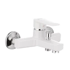 Змішувач для ванни PLAMIX Oscar-009 White (без шланга та лійки) (PM0025)